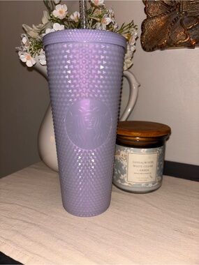 Offers welcome ! Starbucks Iridescent Lavender Studded Tumbler